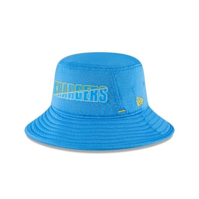 Los Angeles Chargers Gorra | New Era NFL Official Summer Sideline Stretch Bucket Hat Mexico - Azules